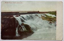 Milner Falls Idaho OSL Railroad Vintage Postcard Unposted with Writing picture