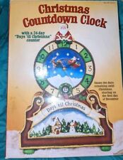 Vtg Christmas Countdown Clock, With A 24 Days Till Christmas Counter - Tested picture