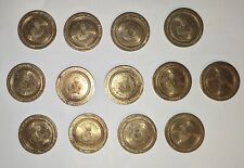 Lot of 13 $1 Maxamillion Casino Cruise Gaming Chip Token Key West Florida 1990s picture