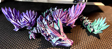 Crystal Winged Dragon Articulated 3D Printed Purple/Green Fidget Toy 17