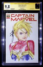 Captain Marvel #30 Peach Momoko Variant CGC 9.8 - Signed picture
