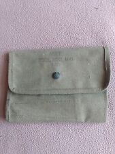 Vtg. US Army Empty M-10 Sm Tool Roll/Bag OD Green MRT  1980 Military  picture