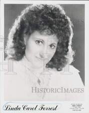 1988 Press Photo Singer Linda Carol Forrest - hcq46077 picture