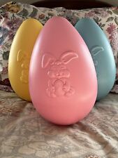Easter Egg Blow Mold 14 Inch Vintage 1998 Grand Venture Indoor Outdoor Decor picture