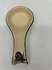 Expressions Pinecone Spoon Rest Spoon Holder  9