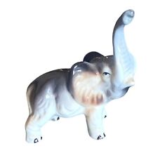 Vintage Shiken Bone China Miniature Figurine-Elephant-Made in Japan-GUC picture