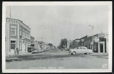 WA Odessa RPPC 1957 STREET SCENE Arden Ice Cream Sign STORES Cars Ellis 1854 picture
