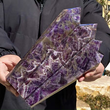 8.95LB Natural Dream Amethyst Crystal Column Magic Wand Obelisk Point Healing picture