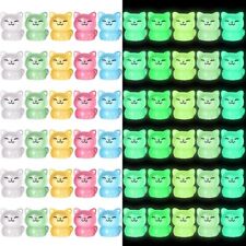 60 Pcs Cute Small Figures Glow in the Dark Resin Animals T1I94009 picture