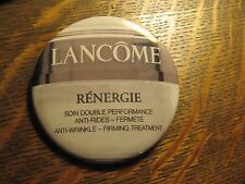 Lancome Renergie Anti Wrinkle Firming Skin Cream Jar Logo Pocket Lipstick Mirror picture