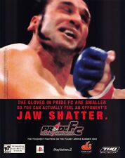 Pride FC Fighting Championships Print Ad PlayStation Dream Stage THQ picture