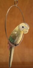 Vtg Parrot Bird Hanging Hoop picture