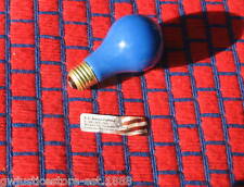 Box of 12 } BLUE 25w opaque PARTY & sign LIGHT BULB 25 watt A19, ceramic 25A19 picture