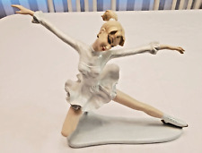 Royal Swan Collection Made In Italy Porcelain Figure Skater Figurine 9