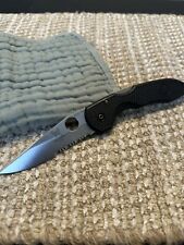 Vintage Benchmade ATS-34 Partially Serrated Lock Back Excellent Condition picture