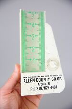 Vintage COOP Rain Gauge weather meter advertising sign Arcola Indiana picture
