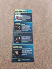 TNEWL48 ADVERT 11X4 PROPER MUSIC : PAUL BRADY, RODDY WOOMBLE, TOM RUSSELL picture