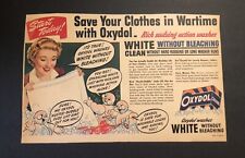 1940’s Wartime Oxydol Laundry Soap Magazine Ad picture