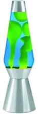 Lava® Lamp Grande 27'' Yellow Wax/Blue Liquid/Silver Base & Cap Decor New picture