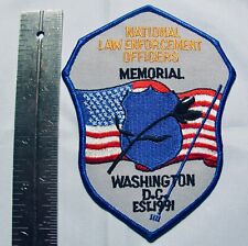 NEW - National Law Enforcement Officers Memorial Patch- Washington D.C. 5