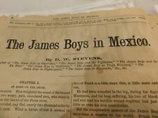 384 Jesse James Gang Wide Awake Library Graphic Comic 1882 James Boys in Mexico picture
