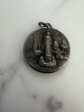 Antique University of Notre Dame Sterling Sacred Heart Medal picture