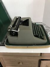 Royal Senior Companion Portable Typewriter W/Hard Tweed Case Vintage 50's picture