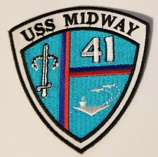 USS MIDWAY CV-41   PATCH  AIRCRAFT CARRIER 3 inch  patch picture