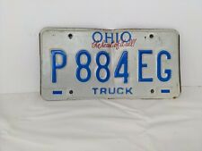 Ohio 1996 The Heart of it All -Vintage License Plate ~ P 844 EG ~ picture