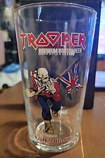 Single Iron Maiden Trooper Beer Glass Pint 20oz, EXCELLENT, NEVER USED, SEE PICS picture