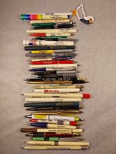 Mixed Lot of 35 Vintage Advertising And Other Pens and Markers-Mostly S.E. PA. picture