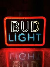 Vintage 1986 Bud Light Beer Neon Sign 20