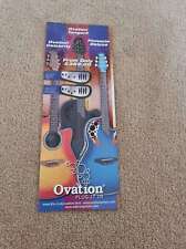 TNEWL48 ADVERT 11X4 OVATION : PINNACLE DELUXE, OVATION CELEBRITY picture