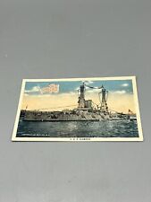 U.S.S. ALABAMA (BB-60) Antique Unused Postcard Color picture