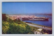 Bremerton WA-Washington, Large Dry Dock Navy Yard Pacific Coast Vintage Postcard picture