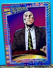 RARE X-Men MARVEL METAL CARD Professor X - Xavier /12000 SSP - GOLD 90’s Metal picture