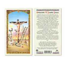 Oracion al Justo Juez (Just Judge) - Spanish - Paperstock Holy Card HC9-317SNL picture