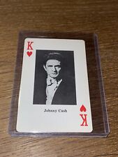 EXTREMELY RARE 1970 HEATHER COUNTRY MUSIC JOHNNY CASH KING OF HEARTS MUSIC CARD picture
