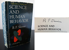 B.F. Skinner (Psychologist) ~ Signed Science and Human Behavior BF ~ JSA COA picture