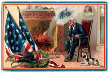 Postcard Raphael Tuck's Decoration Day Patriotic Civil War Soldier Dog Flag 1908 picture