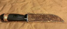 Vintage Ovalhole Packing Knife Plastic Grip picture