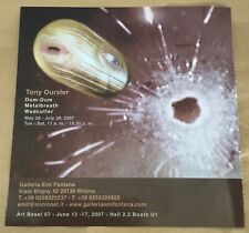 Tony Oursler at Fontana gallery exhibition art ad 2007 modern magazine print picture