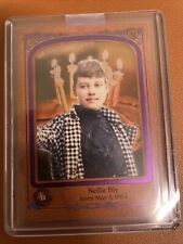 Historic Autographs Gilded Age Nellie Bly Birthday Card Purple Foil #7/10 picture