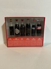 Coca-Cola 2002 Miniature Bottle Evolution of the Contour Set 1899-1986 picture
