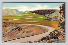 Rocky Mountain National Park, Tundra Curves, Series #2253, Vintage Postcard picture