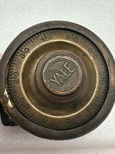 Vintage Yale Vault Brass Combination Dial Safe Lock Combo  picture