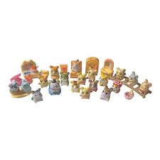 19 Hamtaro Mini Figures Lot Pencil Toppers + Kitchen And Bedroom Accessories picture