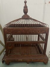 Vintage Victorian Style Bird Cage / Feeder 8 1/2 x 12 x 17 Inches. picture