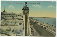 Revere Beach Ma Virginia Reel and Boulevard Antique Postcard Massachusetts picture