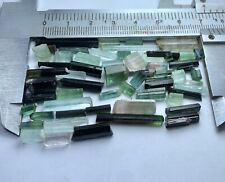 87 Carat Tourmaline Crystals Multi Colors Rough Mix Lot 100% Natural Specimen picture